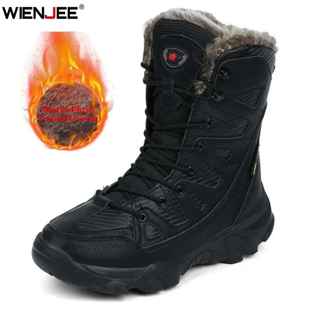 Men Shoes On Sale - Winter Waterproof Men Boots Plush Super