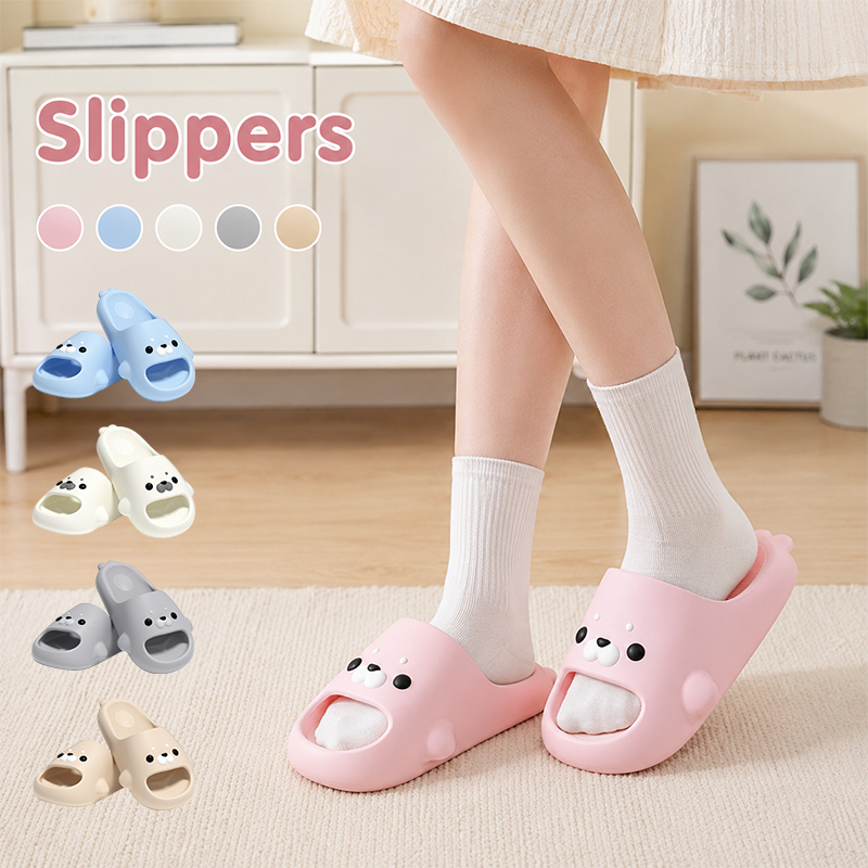 Men'S Shoes To Women'S Size - Seal Slippers Women Summer Soft Sole