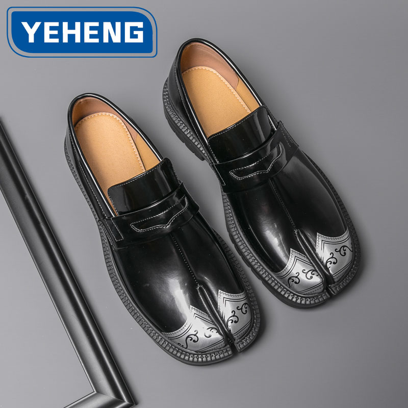Men'S Shoes Japanese Brand - High Quality Men's Thick Soled Leather
