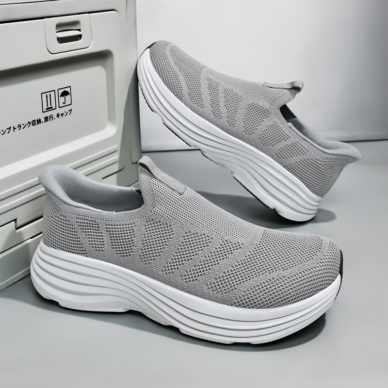 Men'S Shoes Slip On - Men Shoes Sneakers Breathable Mesh Slip