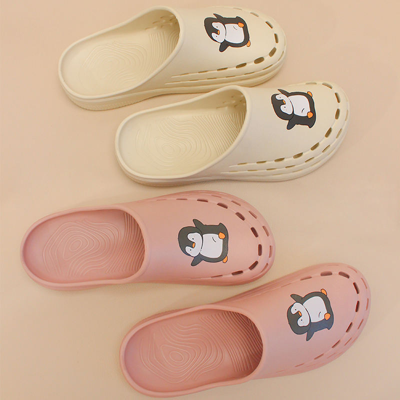 Men Shoes For Office Work - Penguin Printed Pet Hospital Shoes and