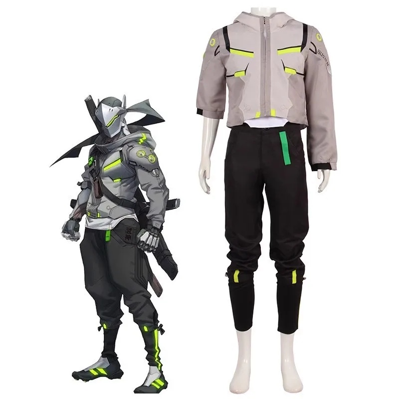 Men'S Shoes For Suits - RGD4 Game Genji Cosplay Costumes Adult