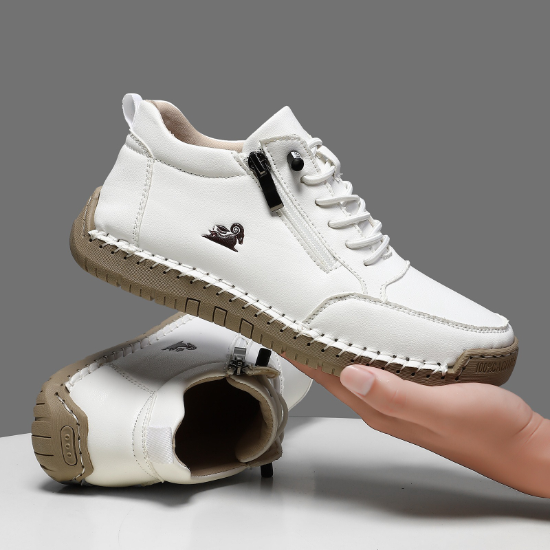 Men'S Shoes With Support - Women's Sneakers Handmade Leather Casual Shoes