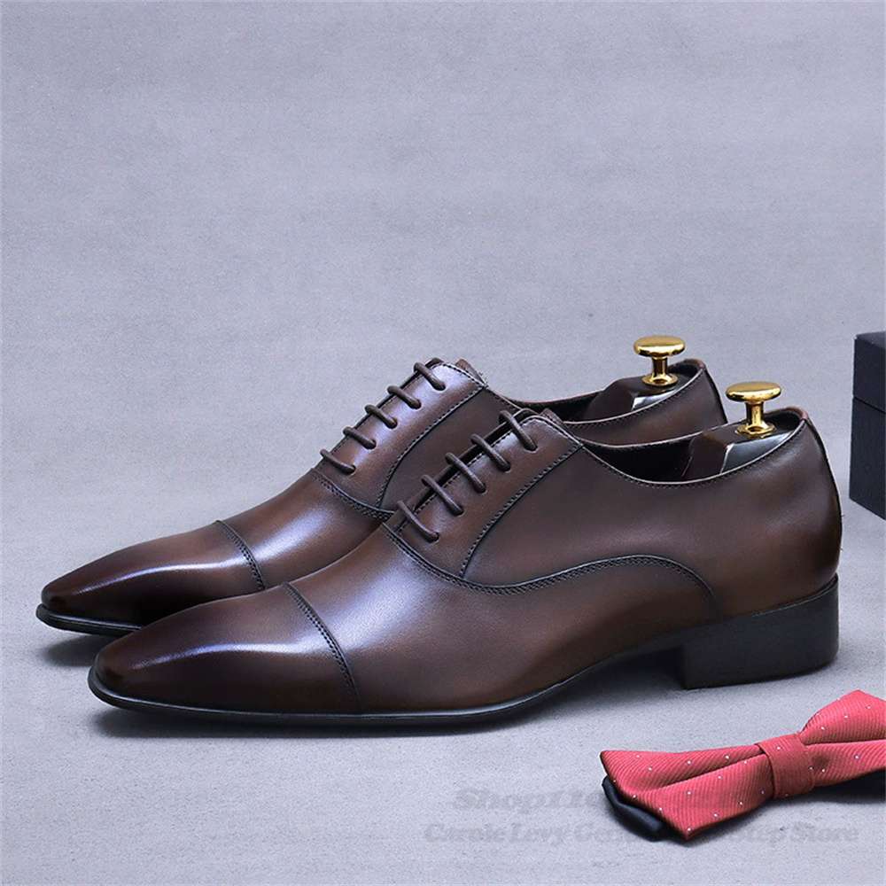 Men Oxford Leather Shoes New B - Men'S Shoes For Suits 评论和价格