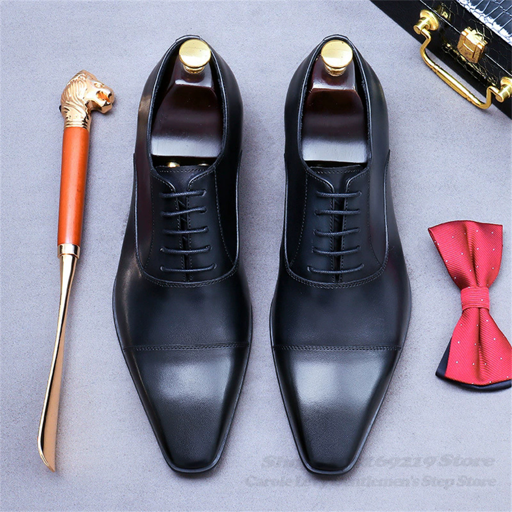 Men Oxford Leather Shoes New B - Men'S Shoes For Suits 评论和价格