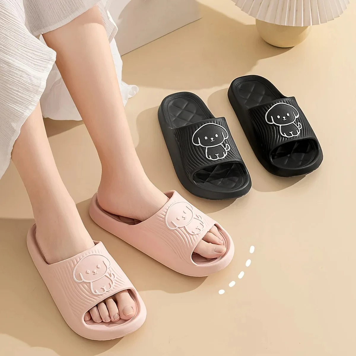 Cute Carton Slippers Bathroom  - Men Shoes Size 评论和价格