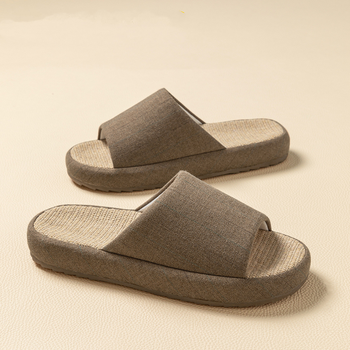 Summer Women Home Slippers Lin - Men'S Shoes To Women'S Size 评论和价格