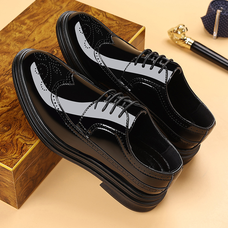 Men's Patent Leather Brogue Dr - Men'S Shoes Brogues 评论和价格