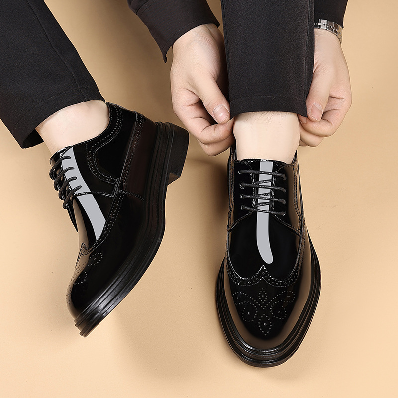Men's Patent Leather Brogue Dr - Men'S Shoes Brogues 评论和价格