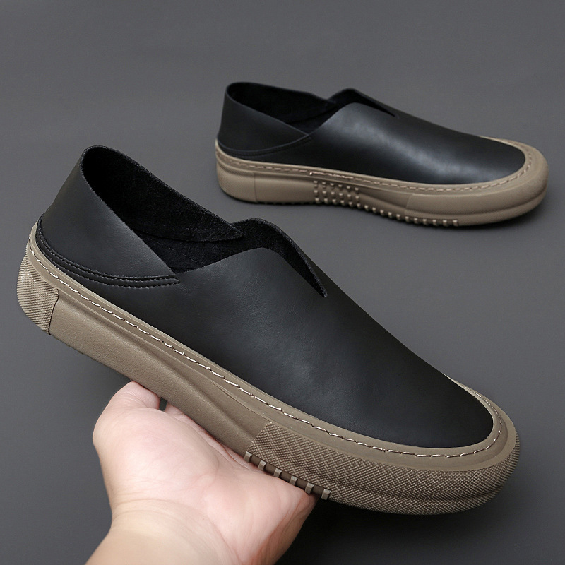 Genuine Leather Loafers Shoes  - Men'S Shoes For Suits 评论和价格
