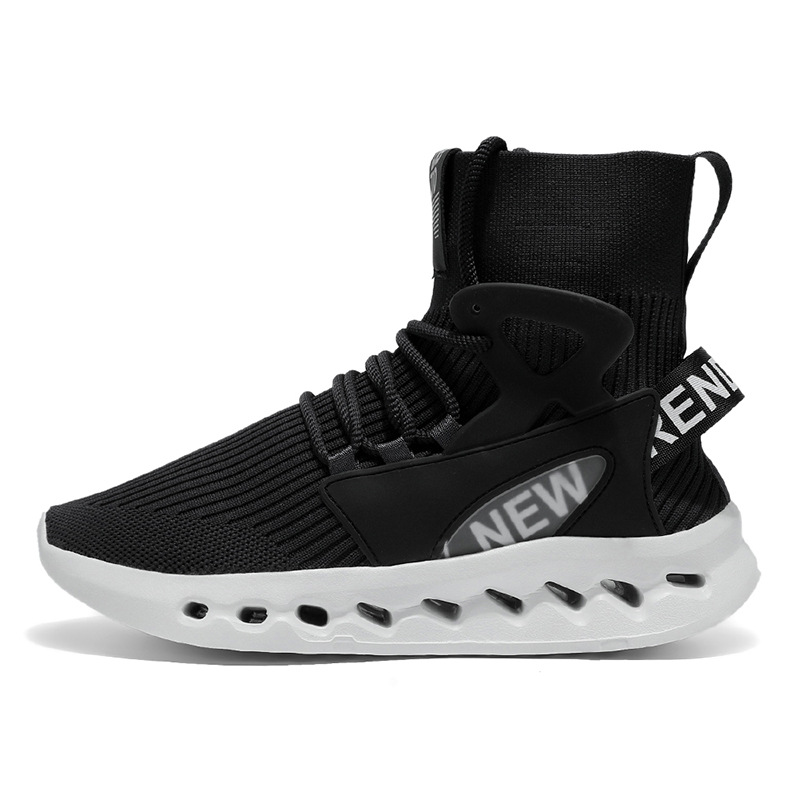 Trendy Men High Top Sock Shoes - Men'S Shoes Brogues 评论和价格
