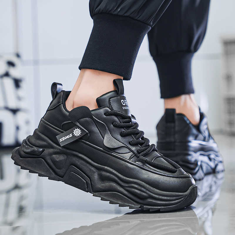 Black Platforme Tennis Man Spo - Men Shoes On Sale 评论和价格