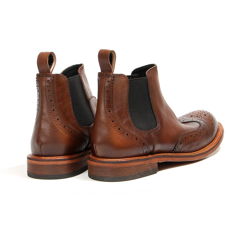 New Handmade Men Vintage Briti - Men'S Shoes Brogues 评论和价格