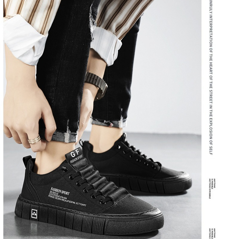Men's Chunky Sole Low Top Canv - Men'S Shoes Slip On 评论和价格