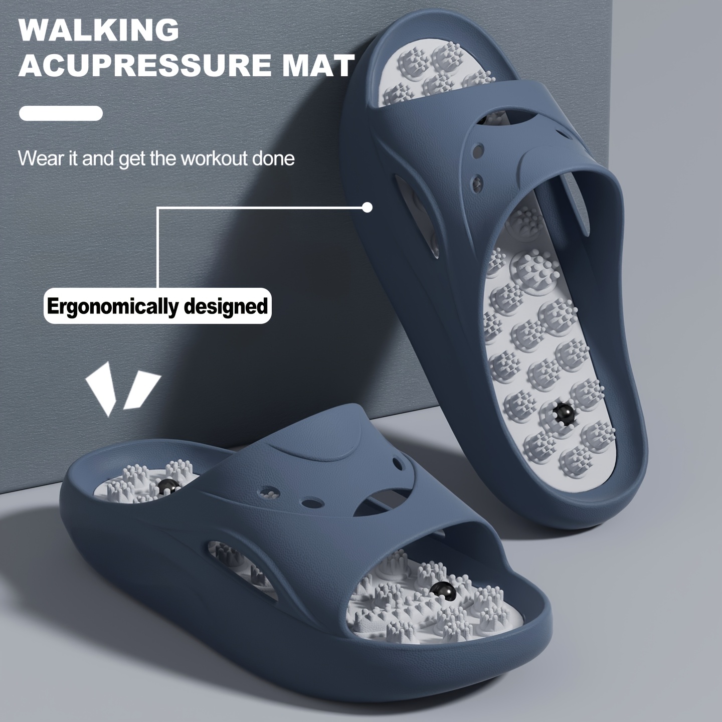 Women Men EVA Massage Slippers - Men'S Shoes To Women'S Size 评论和价格