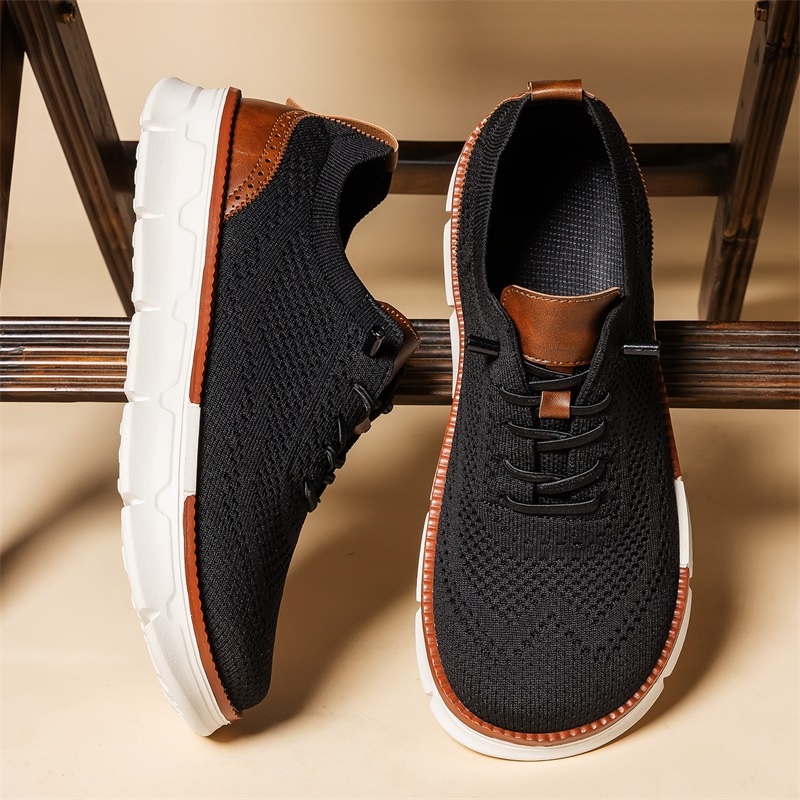 Men Wide Toe Knit Dress Shoes  - Men'S Shoes Brogues 评论和价格