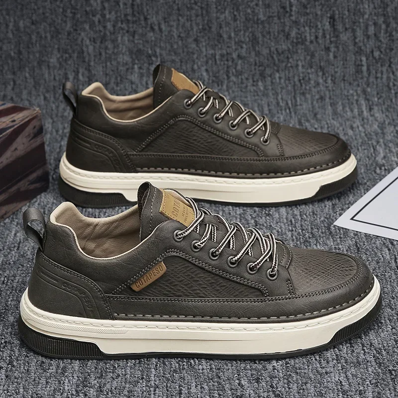 Fashion Casual Leather Shoes f - Men Shoes For Office Work 评论和价格