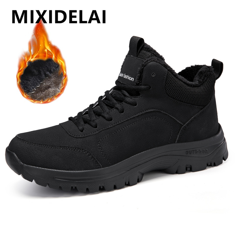 Winter Men's Boots Warm Plush  - Men Shoes On Sale 评论和价格