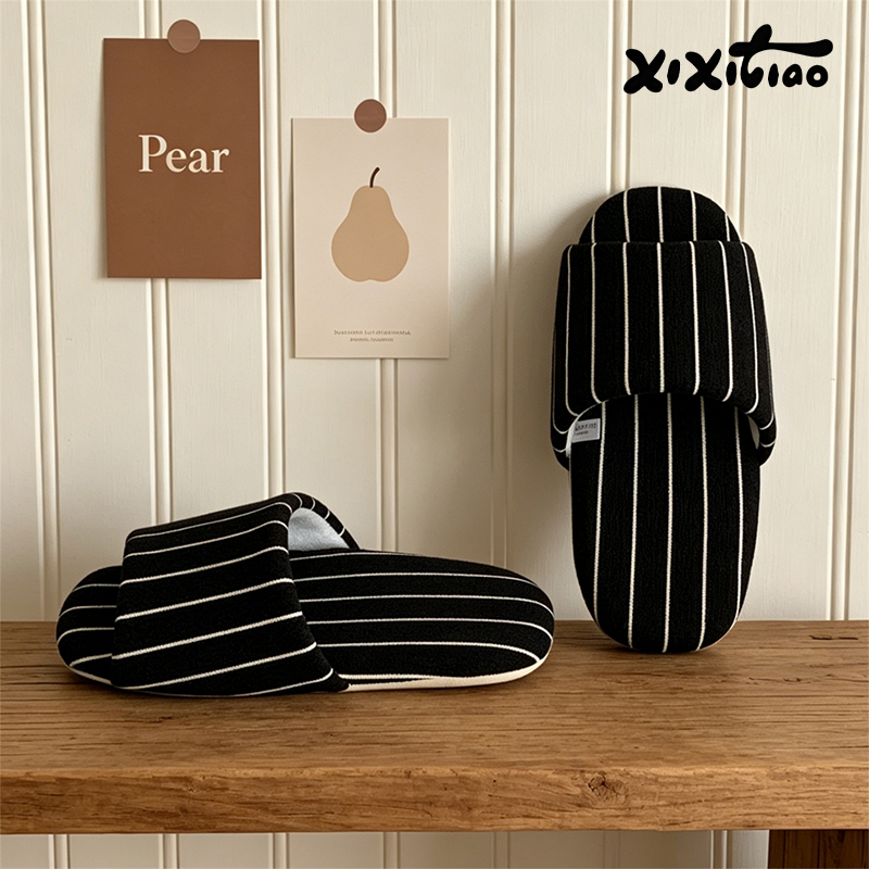XIXITIAO Stripe Indoor Slipper - Men'S Shoes To Women'S Size 评论和价格