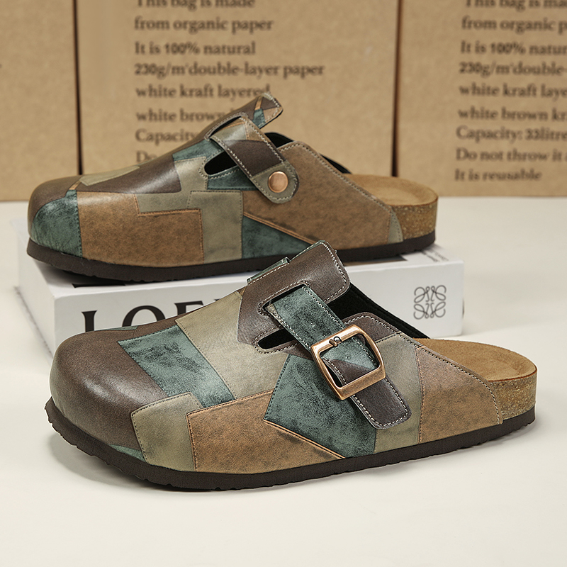 Unisex Cork Closed Toe Slipper - Men Shoes On Sale 评论和价格