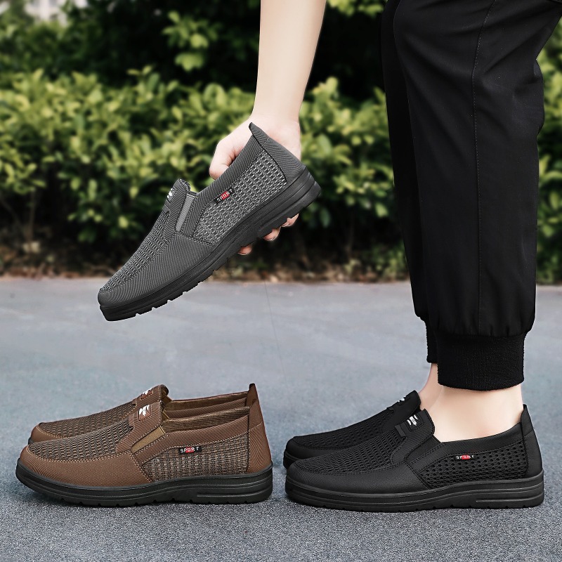 Men Slip‑on Breathable Mesh Lo - Men'S Shoes Slip On 评论和价格
