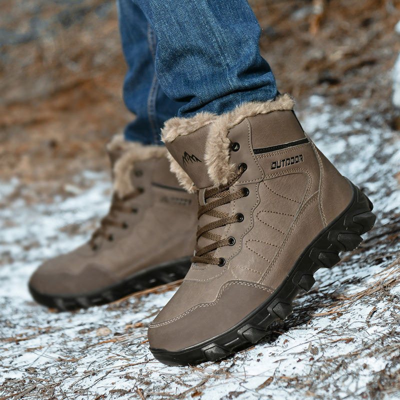 Men's Winter Boots Warm Waterp - Men'S Shoes With Support 评论和价格
