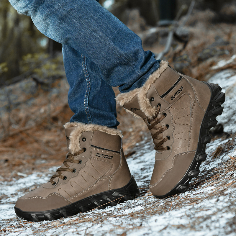 Men's Winter Boots Warm Waterp - Men'S Shoes With Support 评论和价格
