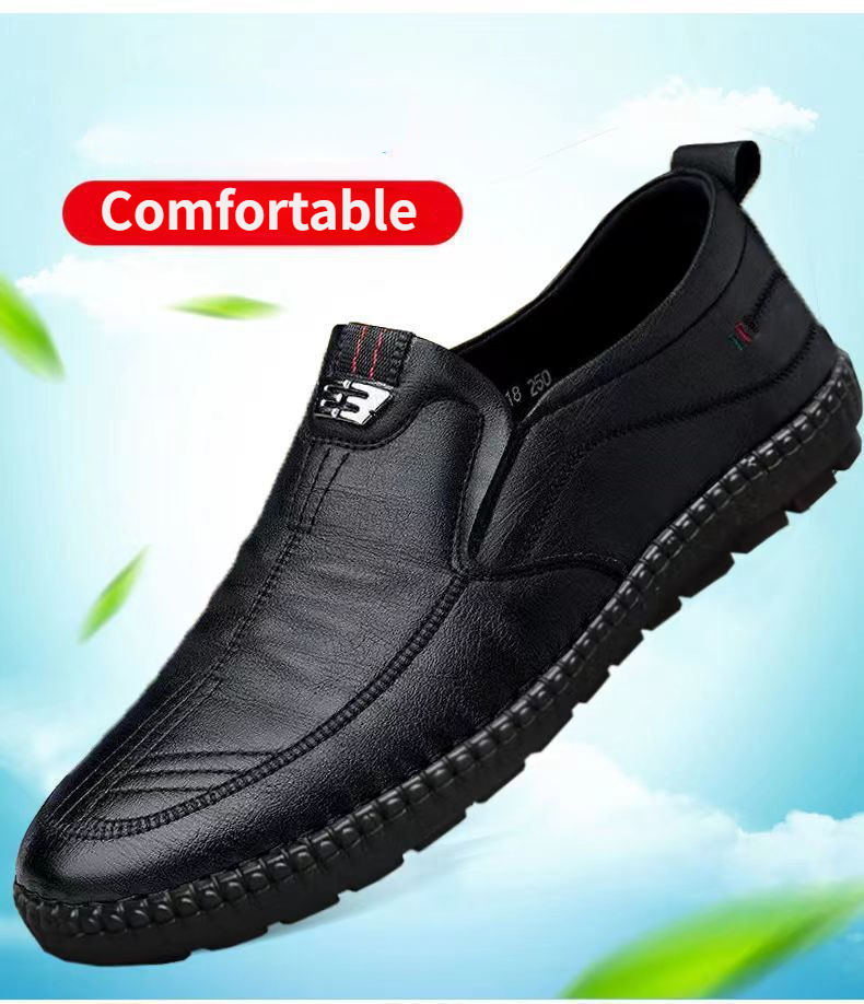 Mens Leather Loafers Non Slip  - Men Shoes For Office Work 评论和价格