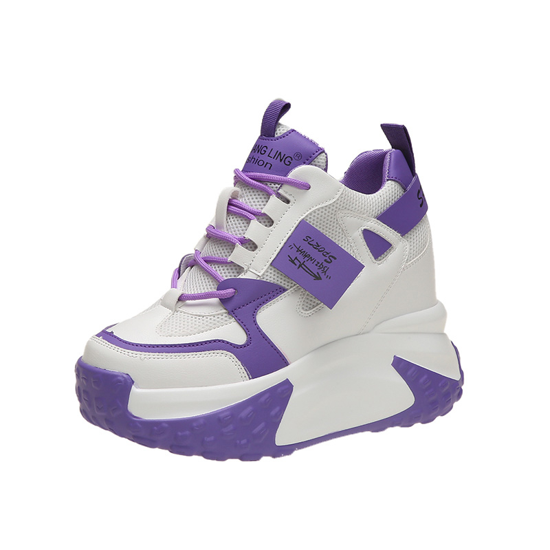 9.5CM Women High Platform Snea - Mesh Trainer Breathable 评论和价格