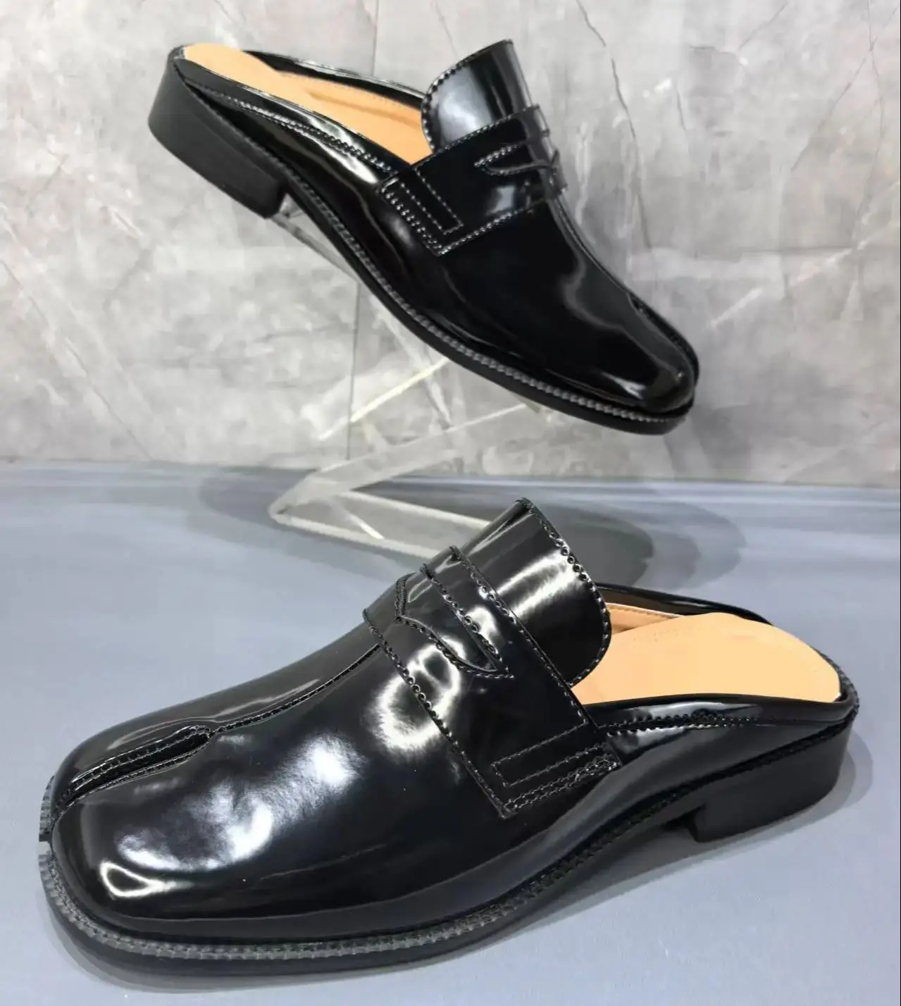 Split Toe Tabi Men's Slippers  - Men'S Shoes Slip On 评论和价格