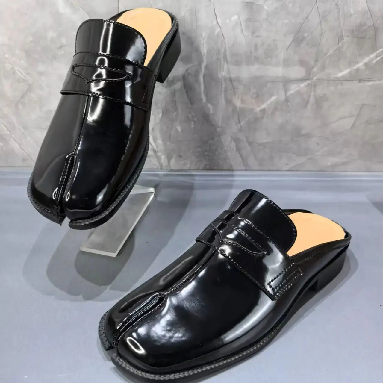 Split Toe Tabi Men's Slippers  - Men'S Shoes Slip On 评论和价格