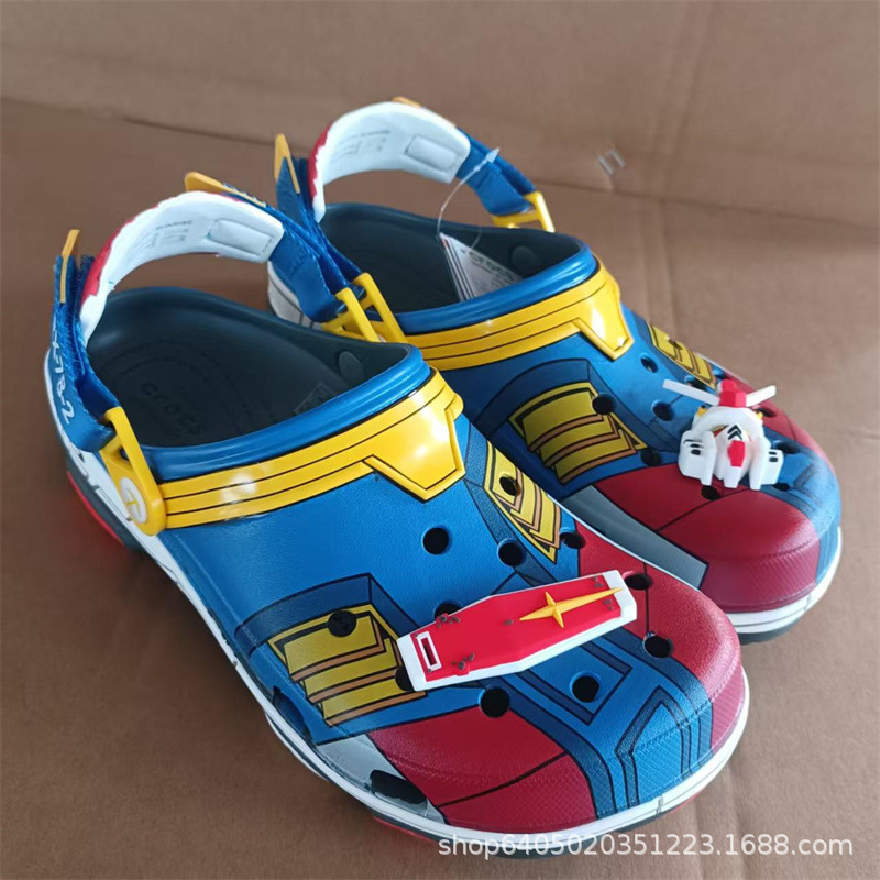 Gundam Printed Clogs Anime Mob - Men'S Shoes For Suits 评论和价格
