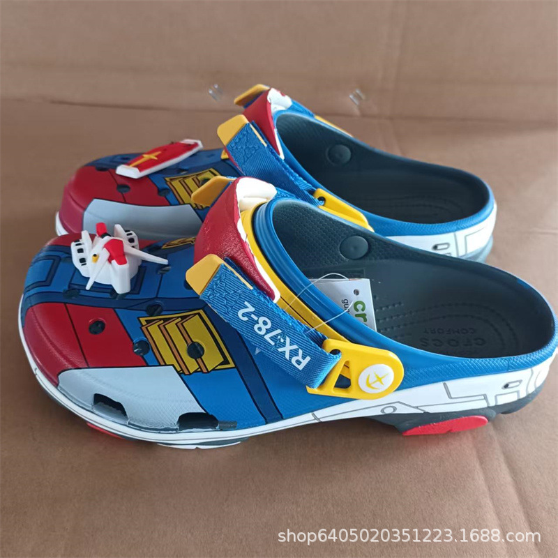 Gundam Printed Clogs Anime Mob - Men'S Shoes For Suits 评论和价格