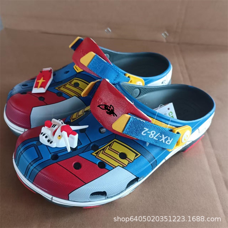 Gundam Printed Clogs Anime Mob - Men'S Shoes For Suits 评论和价格