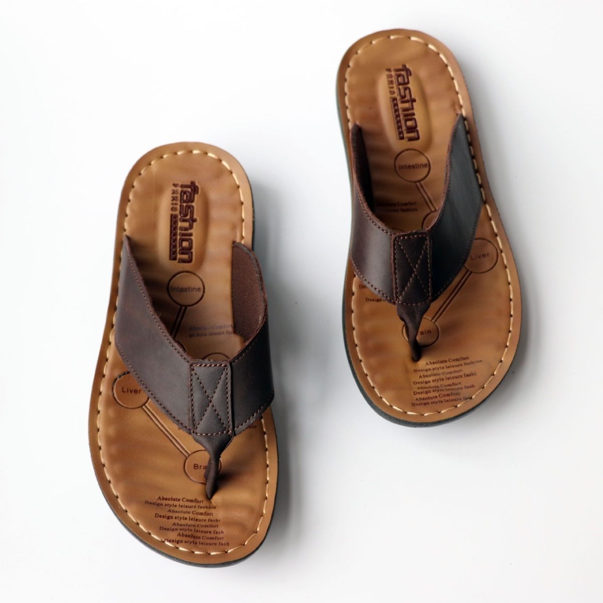 Summer Shoes Men Slippers Genu - Men Shoes Brands 评论和价格