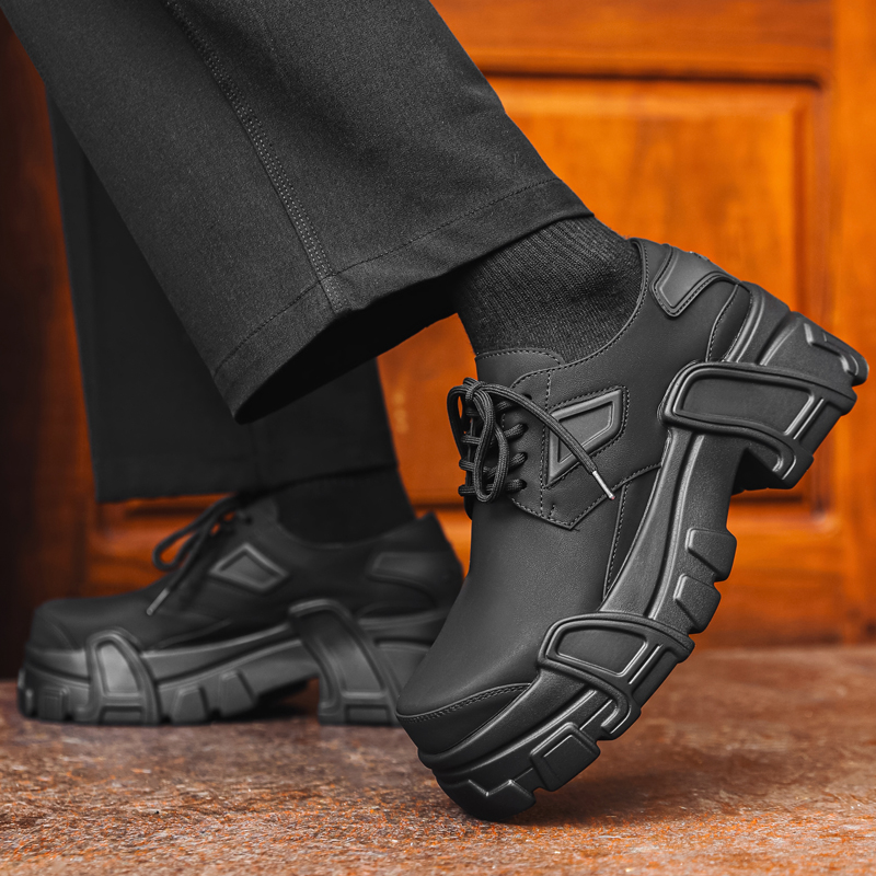 Men Platform Leather Shoes For - Men Shoes For Office Work 评论和价格