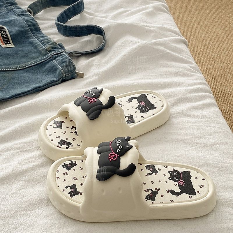 Printting Cute Bear Women Slip - Men'S Shoes To Women'S Size 评论和价格