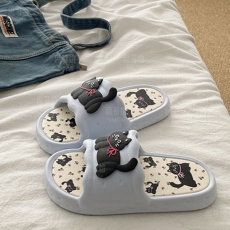 Printting Cute Bear Women Slip - Men'S Shoes To Women'S Size 评论和价格