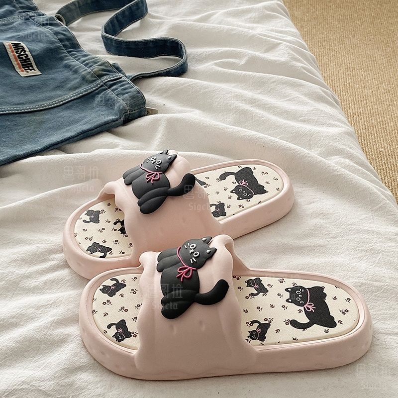 Printting Cute Bear Women Slip - Men'S Shoes To Women'S Size 评论和价格