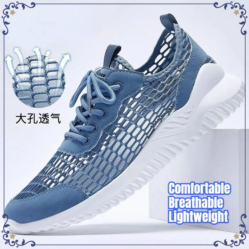 New Summer Men Hollow Mesh Sho - Men'S Shoes Brogues 评论和价格