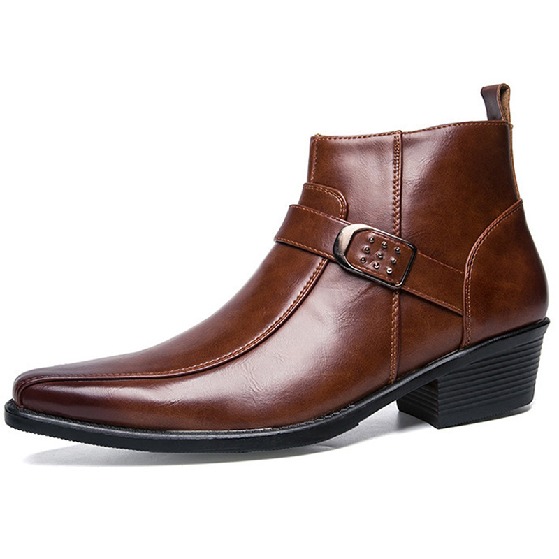 2026 New Men's Retro Cowboy Bo - Men Shoes Brands 评论和价格
