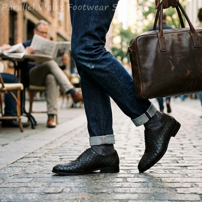 Sartorial Men Oxfords Fish Sca - Men'S Shoes Brogues 评论和价格