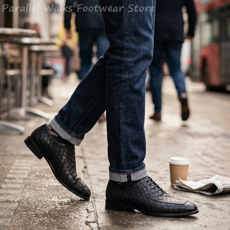 Sartorial Men Oxfords Fish Sca - Men'S Shoes Brogues 评论和价格