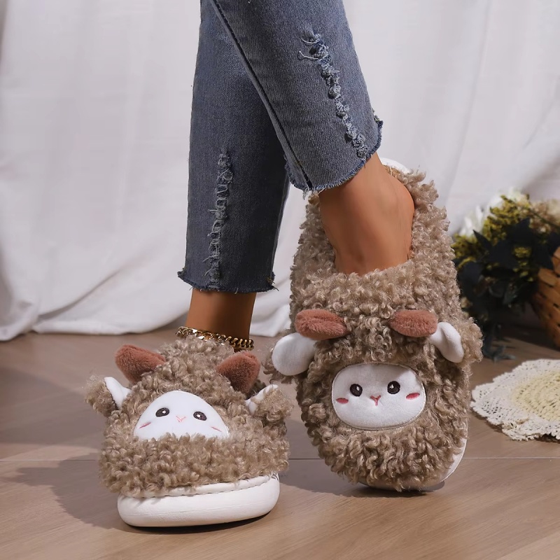 Winter Lovely Little Sheep Sli - Men'S Shoes To Women'S Size 评论和价格