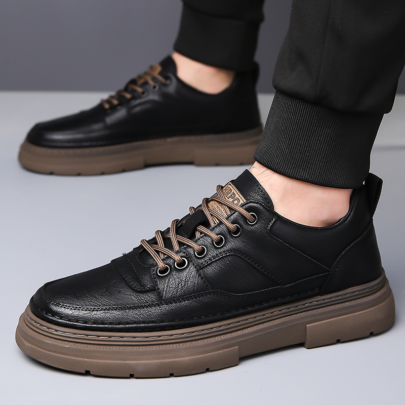 Men's thick soled board shoes  - Men Shoes For Office Work 评论和价格