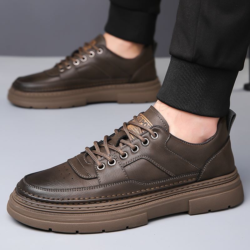 Men's thick soled board shoes  - Men Shoes For Office Work 评论和价格